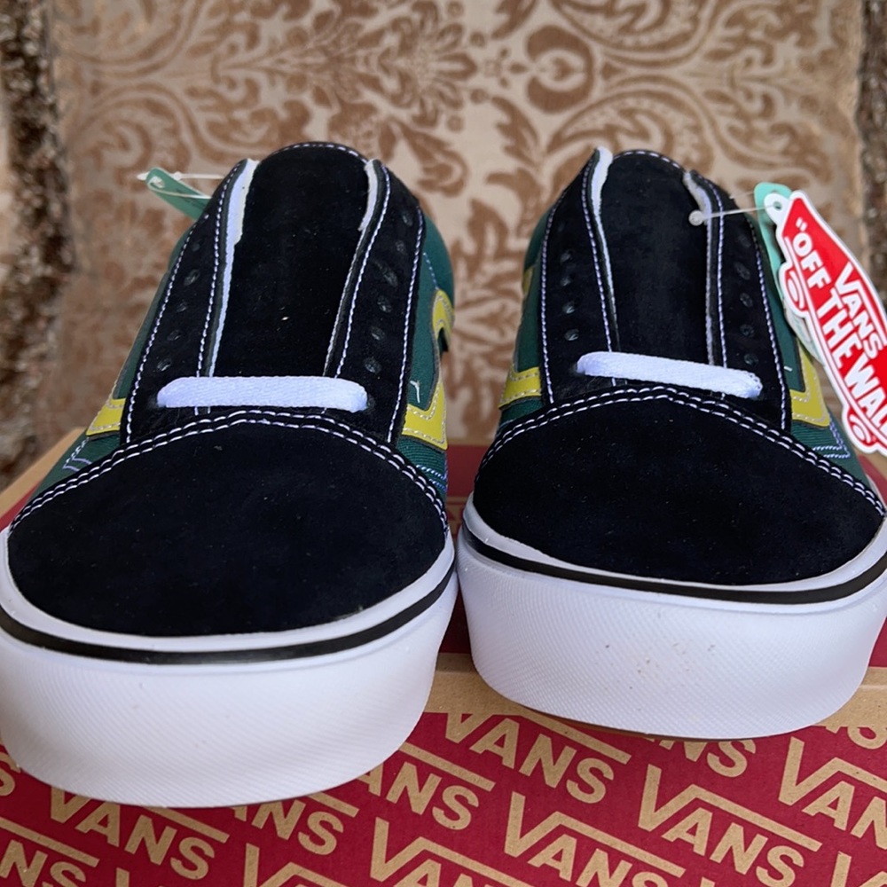 Vans Comfycush Old Skool Ftr Strd/Black/Trwht Men’ - Picture 13 of 16